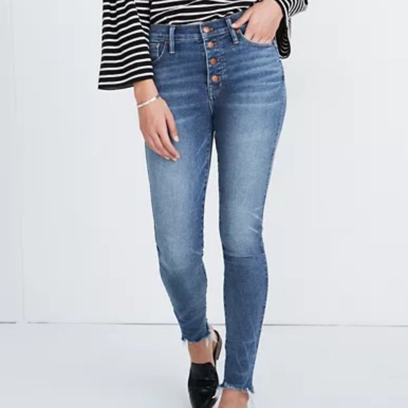 Madewell Denim - MADEWELL 10" HIGH-RISER SKINNY SKINNY jeans 26